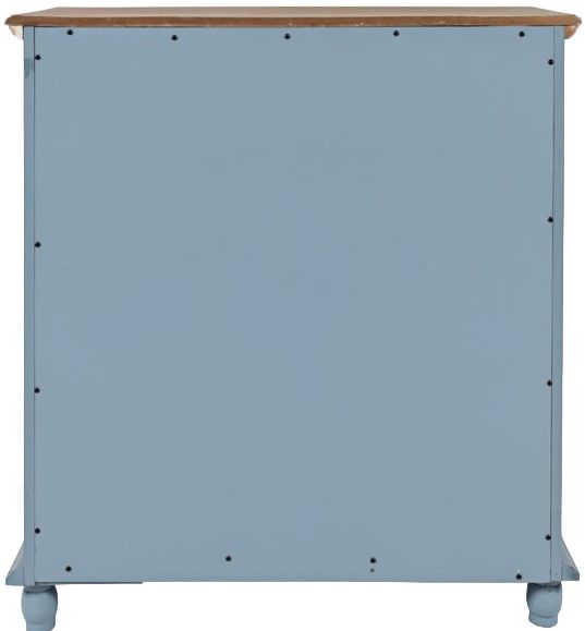 Jofran Inc. Aurora Hills Brushed Blue 2-Door Accent Chest-3