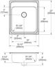 Elkay Lustertone® Classic Lustrous Satin 19-1/2" x 22" x 6-1/2" 3-Hole Single Bowl Drop-In ADA Sink with Perfect Drain®-1
