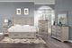 Holland House Furniture Woodbridge Dark Grey/Light Grey Lift Top Chest-2