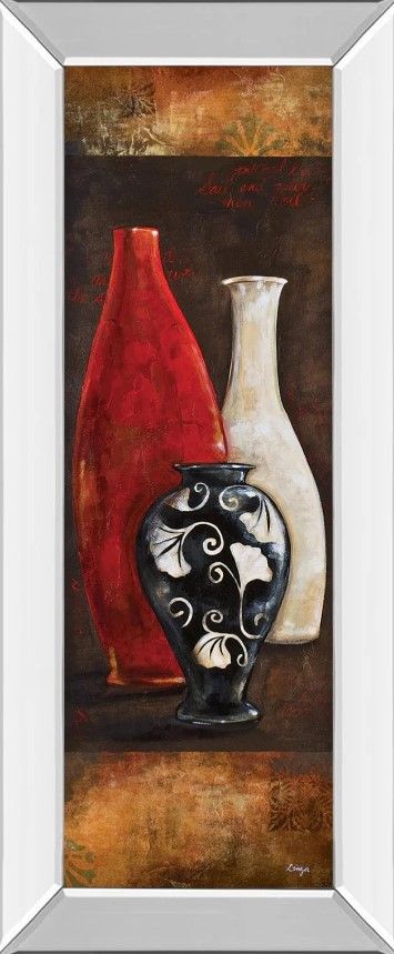 Classy Art Eastern Bazaar I by Loretta Linza Mirror Framed Wall Art-0