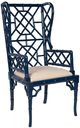 Furniture Classics Regency Blue Wingback Chair-0