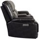 Porter International Designs Ennis Charcoal Triple Power Reclining Loveseat with Console-4