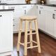 Linon Abby Unifinished Round Counter Stool-1