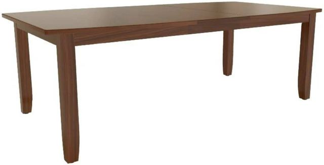 Mavin Customizable 48" x 72" Boat Extendable Dining Table with 18" Leaf-0