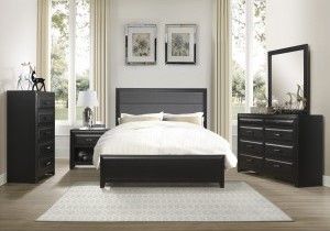 Mazin Furniture Cordelia Espresso Queen Bed-3