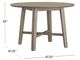 HH2 Home Kirkwood Gray Dining Table-3