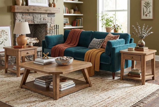 Liberty Furniture Carolina Park 3-Piece Amber Brown Occasional Table Set-3