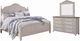 Liberty Furniture Farmhouse Reimagined 3-Piece Antique White/Chestnut King Poster Bed Set-0