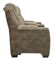 Signature Design by Ashley® Next-Gen DuraPella Two-tone Sand Power Reclining Loveseat with Console-2