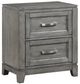 Homelegance® Garretson Gray Nightstand-0