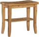 Linon Bracken Natural Bamboo Accent Stool-0