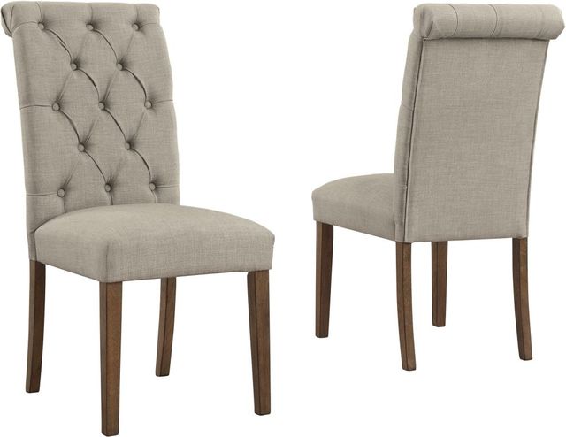 Signature Design by Ashley® Harvina Light Gray Dining Side Chair-4