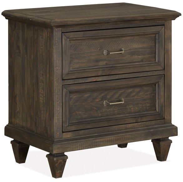Magnussen Home® Calistoga Weathered Charcoal Drawer Nightstand-1