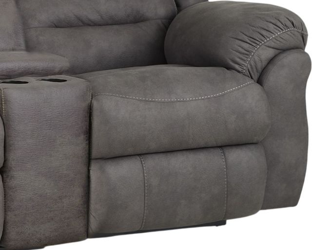 HomeStretch Gambler Dark Shadow Manual Double Reclining Loveseat-2