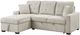 Homelegance® Waitsfield 2-Piece Beige Left-Arm Facing Pull-out Sleeper Sectional and Chaise with Hidden Storage-5