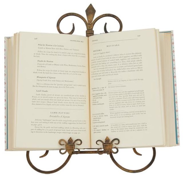 Deco Marche Gold Scroll Display Easel with Foldable Stand-2