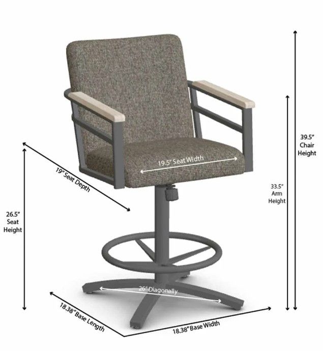 Chromcraft™ Customizable Camden Counter Stool-2