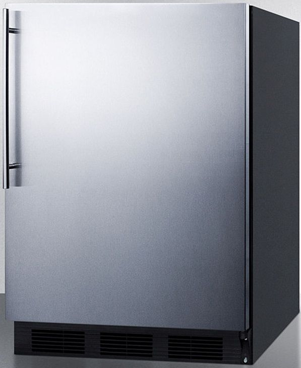 Summit® 24" 5.1 Cu. Ft. Stainless Steel Compact Refrigerator-1