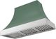 AGA Cascade 36" Mineral Green Wall Mounted Range Hood  with Polished Chrome Trim-0