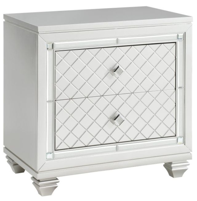Mazin Furniture Leesa Silver Nighstand-0