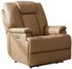 Liberty Furniture Rennick Aline Toast Leather Zero Gravity Power Recliner-0