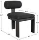 Uttermost® Uttermost® Bolster Charcoal Aluminum Indoor-Outdoor Dining Chair with Bolster Back Pillow-2