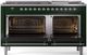 Ilve® Nostalgie II Series 60" Emerald Green Pro Style Dual Fuel Range-1