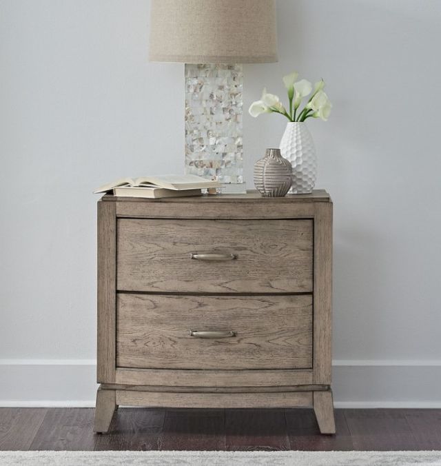 Liberty Furniture Avalon Burnished Beige Nightstand-1