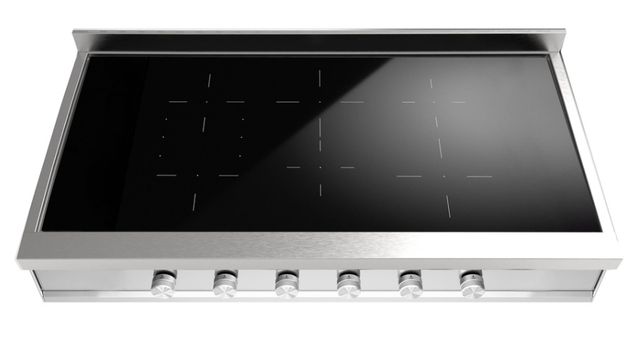 Ilve® Professional Plus II 48'' Stainless Steel Built-In Induction Rangetop with Satin Trim-0