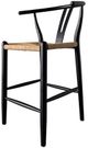 Moe's Home Collection Ventana Black/Natural Counter Stool-1