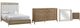 Bernards Elure 4-Piece Latte Queen Panel Bedroom Set-0