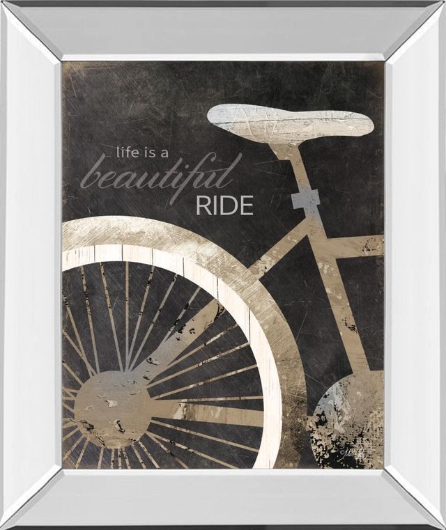 Classy Living Marla Rae Life is a Beautiful Ride 22"W Wall Art-0