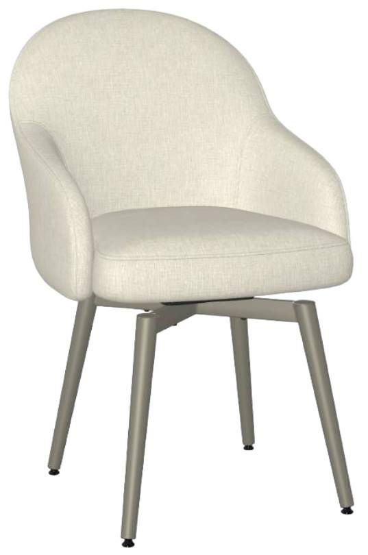 Amisco Customizable Weston Swivel Dining Arm Chair-0