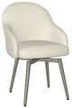 Amisco Customizable Weston Swivel Dining Arm Chair-0