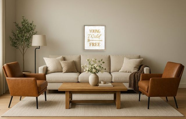 Classy Living Young, Wild, Free Wall Art-1