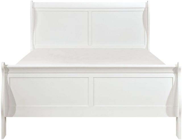 Homelegance® Mayville White Full Sleigh Bed-2