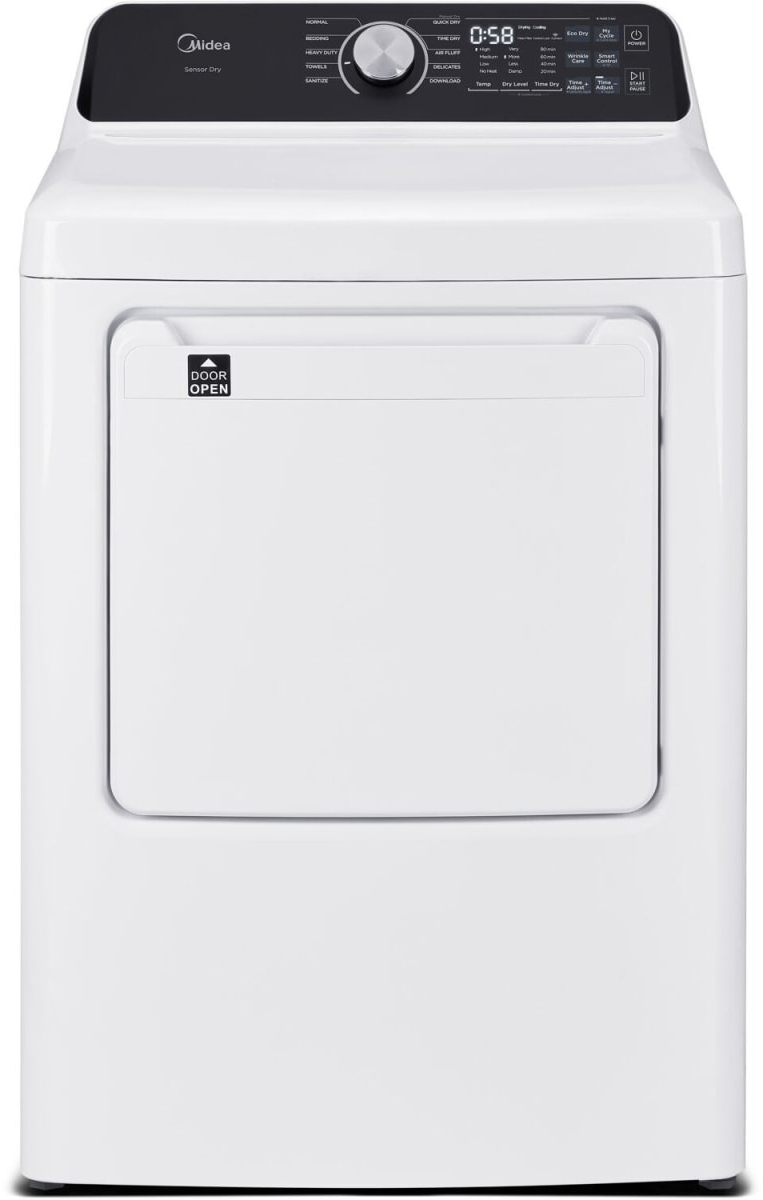 Midea® 7.0 Cu. Ft. White Front Load Electric Dryer | Van's Home Center