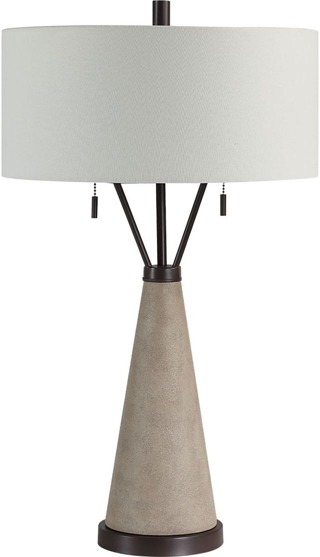 Renwil® Everren Lourdes Beige/Dark Brown Table Lamp-0