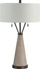 Renwil® Everren Lourdes Beige/Dark Brown Table Lamp-0