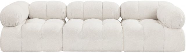 Meridian Furniture Ames 3-Piece Cream 102" Sofa-1