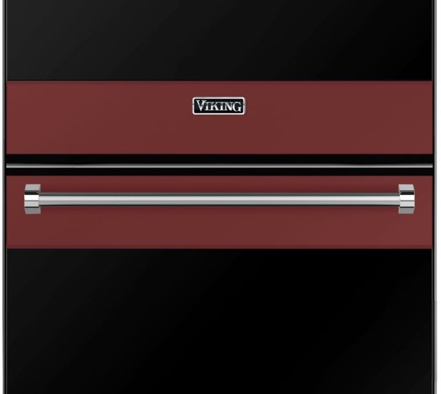 Viking® 3 Series 30" Reduction Red Double Electric Wall Oven-1