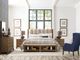 American Drew® Skyline Meadowood Beige/Brown King Upholstered Panel Bed-1