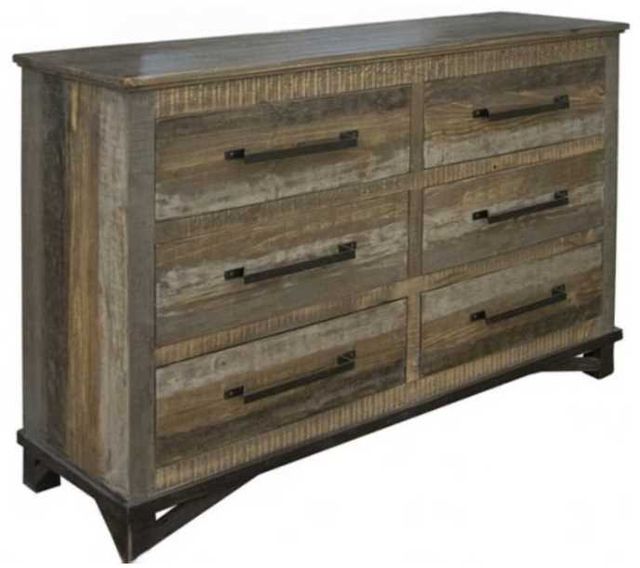 International Furniture Direct Loft Brown/Gray Dresser-0