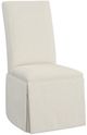 Fairfield® Entree Dining Straight Tall Back Skirted Side Chair with Tobacco Legs-0