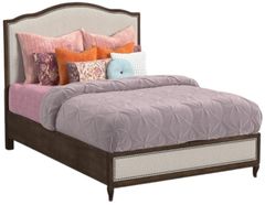 Flexsteel® Bellevue Pewter/Whiskey Brown Queen Platform Bed