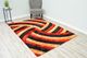 Zinatex Rugs 4D Burgundy 5'x8' Shaggy Area Rug-2