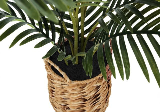 Monarch Specialties Inc. Green/Natural 24" Tall Artificial Potted Palm-1