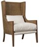 Dovetail Furniture Mack Natural Wood/Off White Accent Chair-0