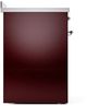 Ilve® Nostalgie II Series 30" Burgundy Pro Style Induction Range-4
