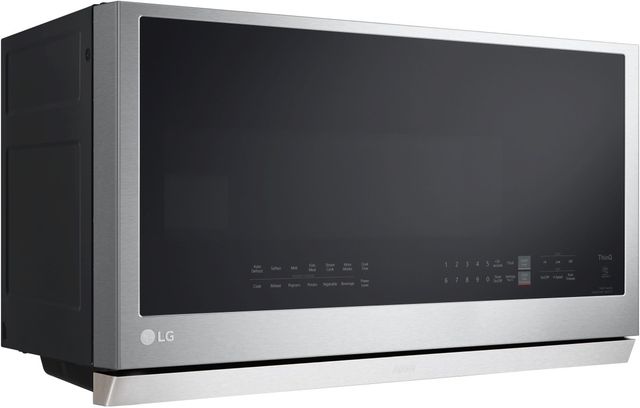 LG 30" 2.1 Cu. Ft. Fingerprint Resistant Stainless Steel Over the Range Microwave-2